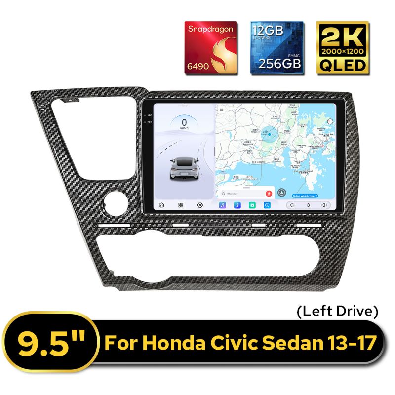 Honda Civic Sedan Car GPS Radio