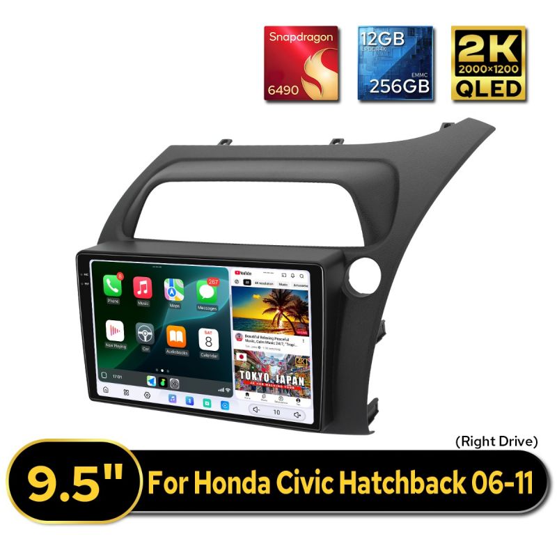 Honda Civic Hatchback Android Autoradio