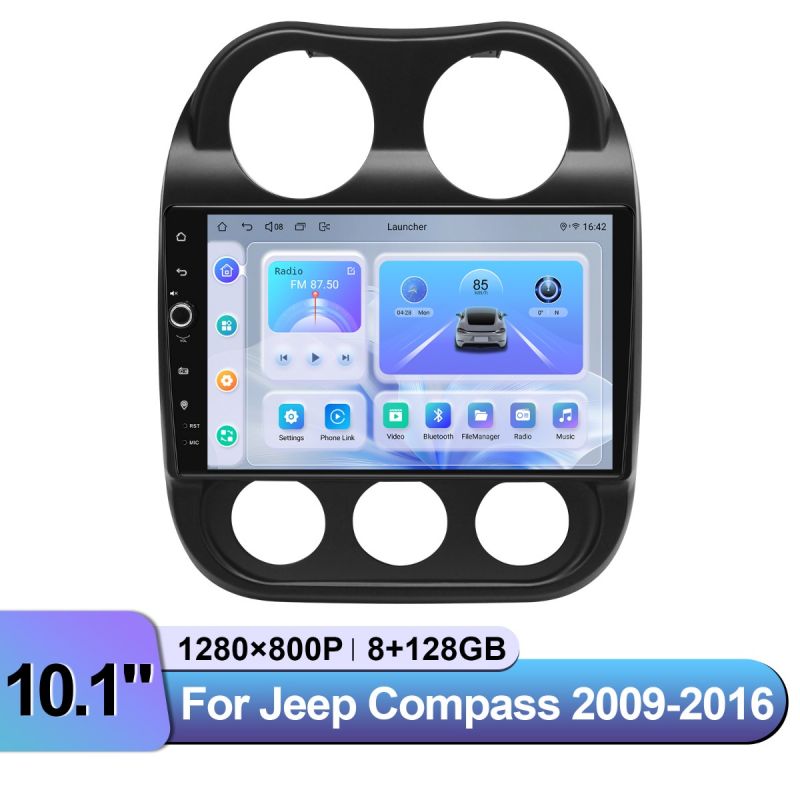 Jeep Compass 2009-2016 Android Autoradio