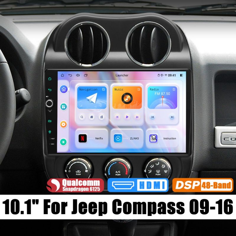 android 12 jeep compass stereo