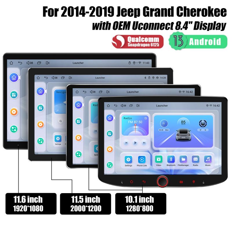 Jeep Grand Cherokee 2014-2019 Car Stereo