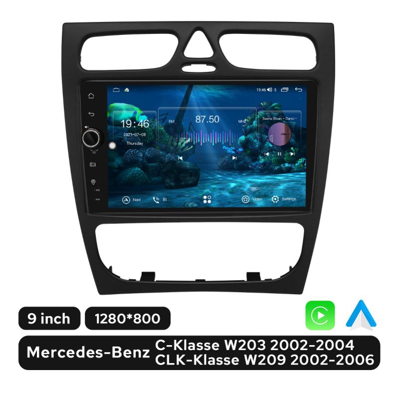 mercedes w209 android stereo