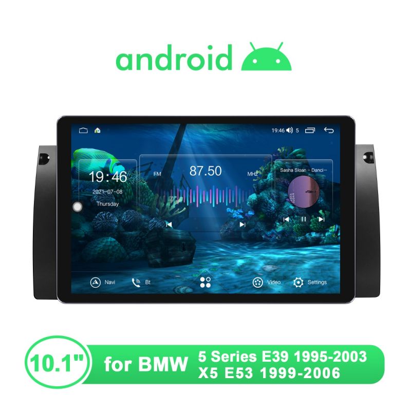 Joying New UI Plug-And-Play Head Unit For BMW E39 E53 Apple CarPlay & Android Auto