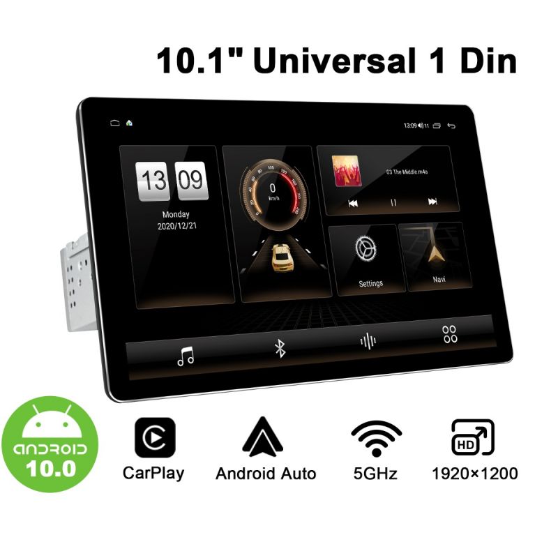 HD 1920X1200 10.1 Single din