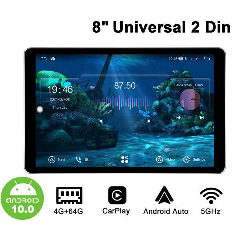  Joying Newest UI Android 10 Autoradio 1280x800 Resolution Double Din Car Radio