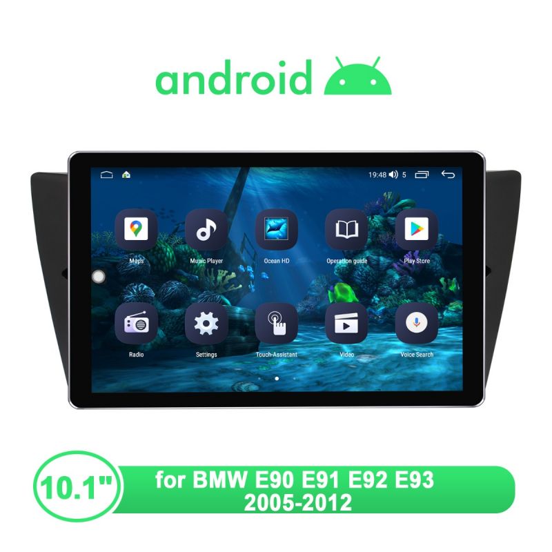 EU Warehouse Joying Newly UI Android Head Unit For BMW E90 E91 E92 E93 With 1280X800 IPS Screen