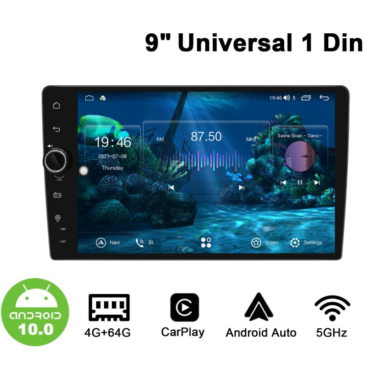 single din car stereo with bluetooth