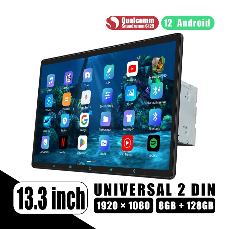 13.3 inch hd touch screen stereo