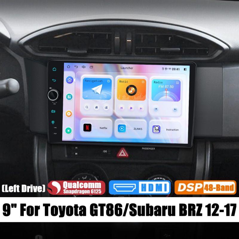 subaru BRZ android car radio 