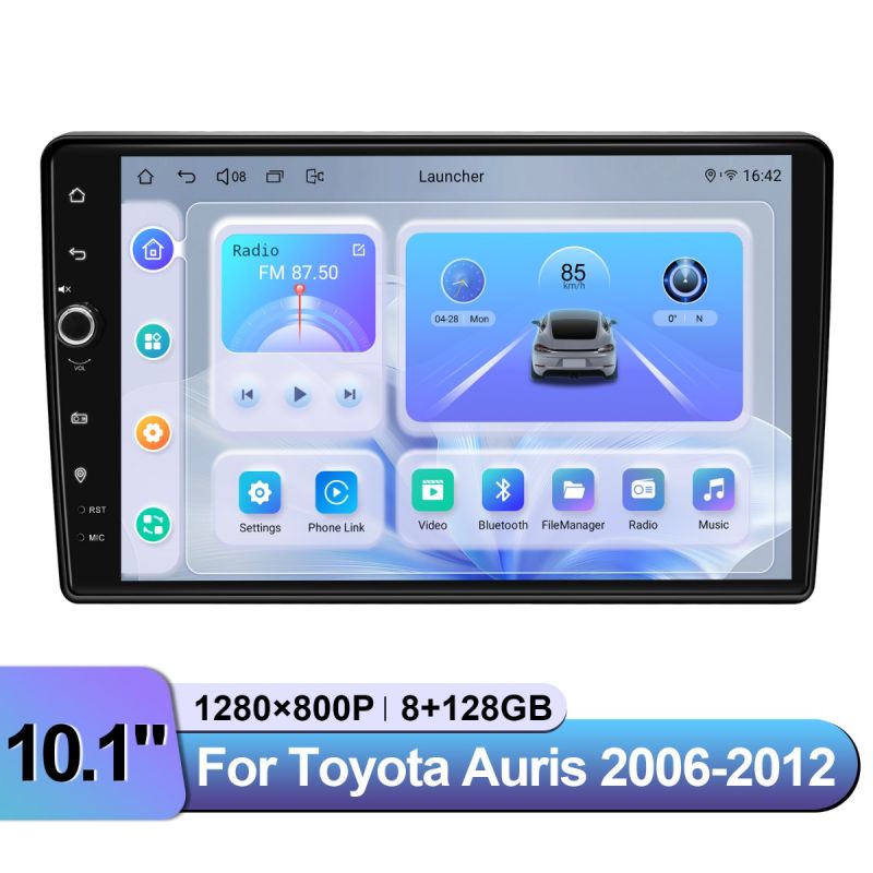 toyota auris plug and play radio