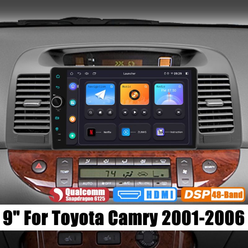 toyota camry android gps sat navi