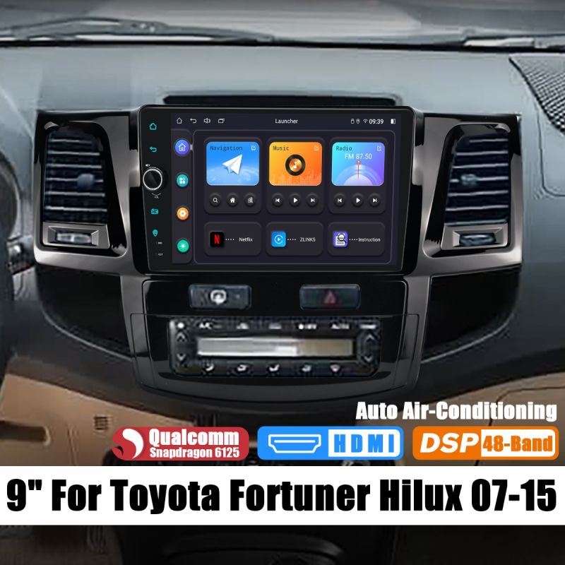 toyota fortuner car stereo