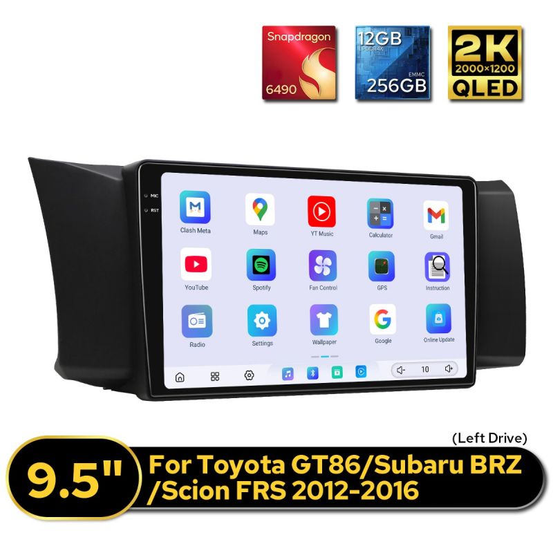 Subaru BRZ Autoradio Android 13 System