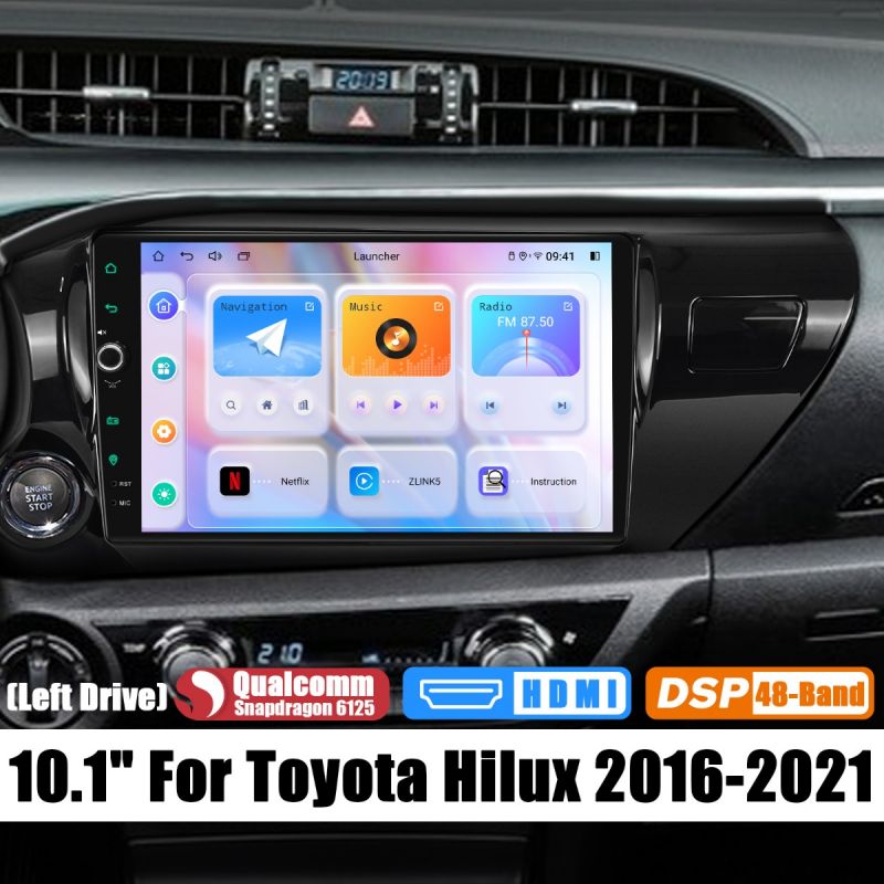 head unit for 2016-2021 hilux