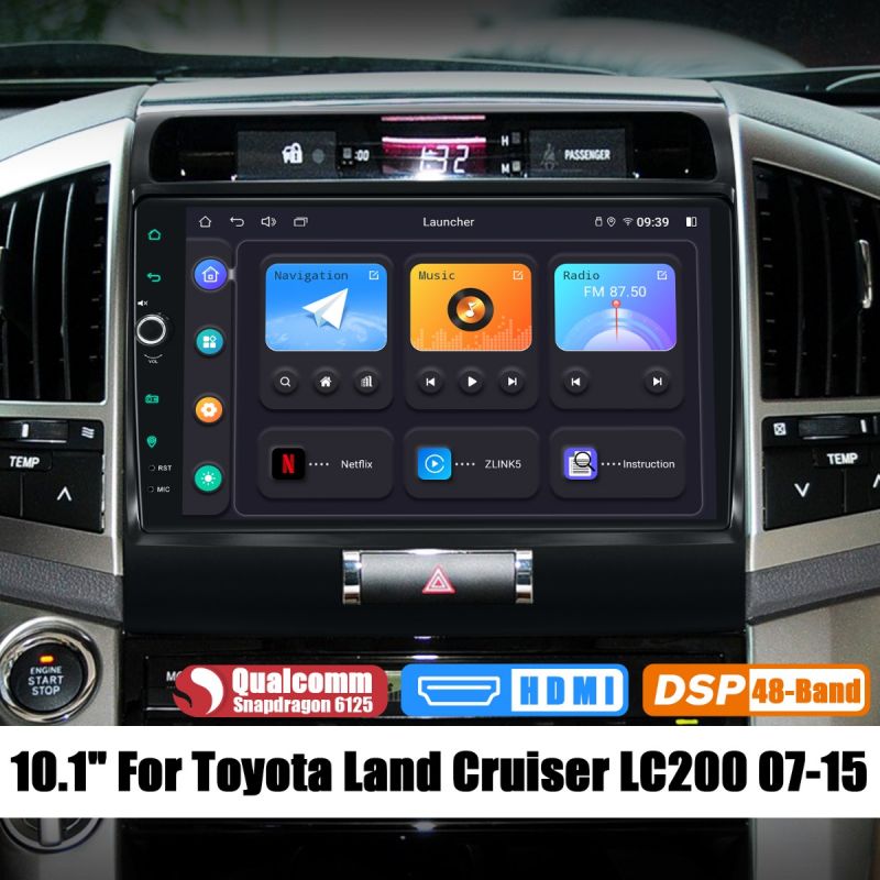 android 12 car radio for toyota land cruiser