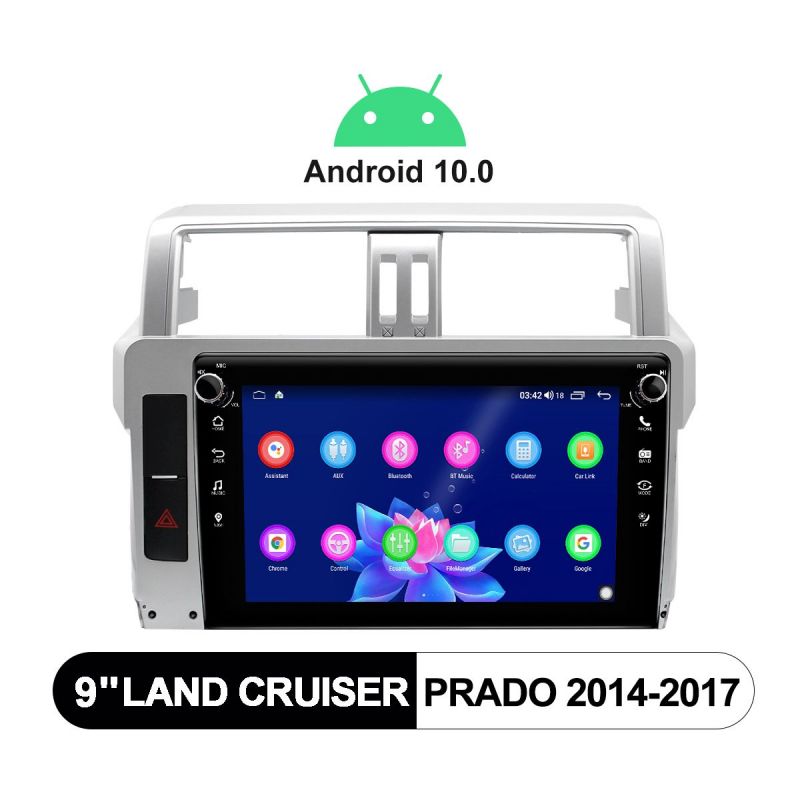Toyota Land Cruiser Prado 150 Car radio replacement