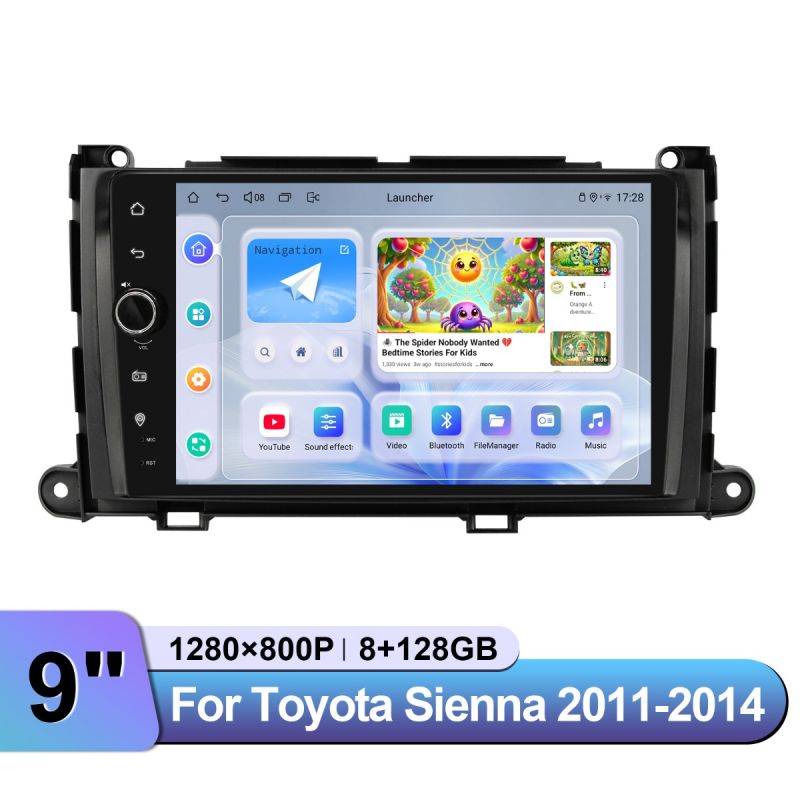 toyota sienna android car sound system