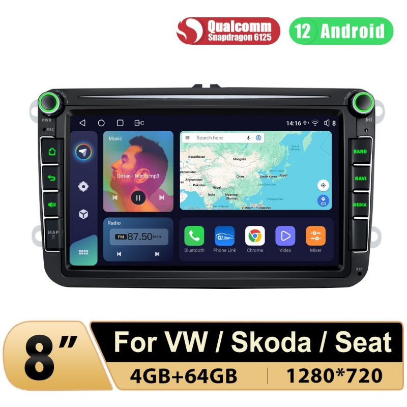8 inch HD Touch screen VW Car media player