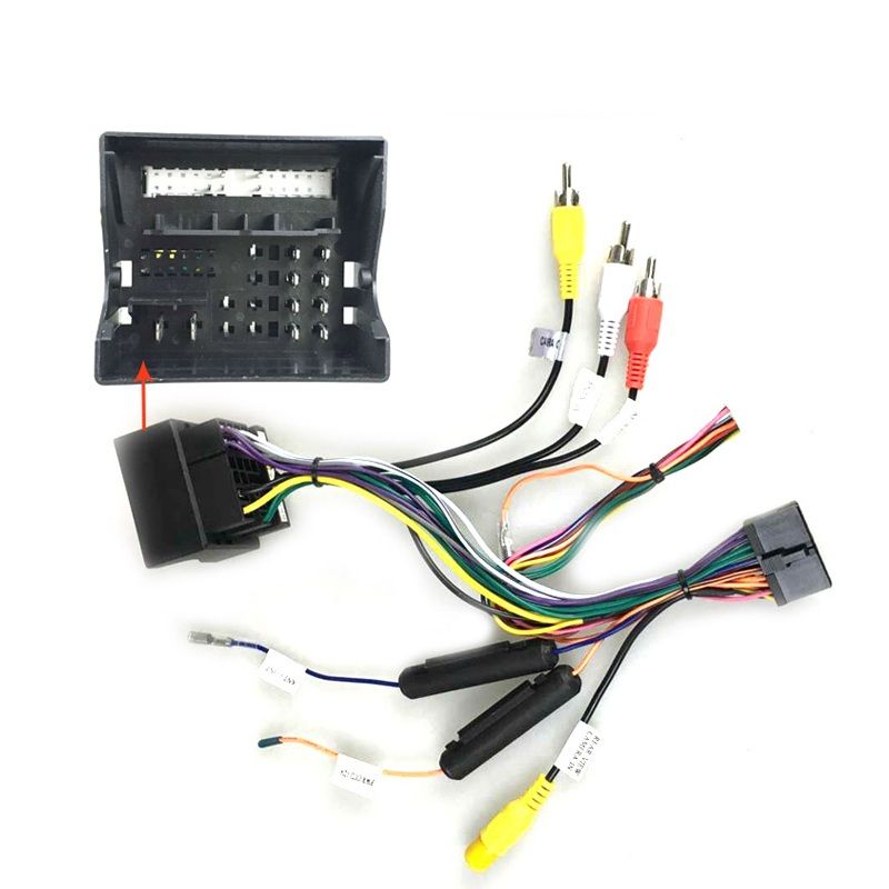 Joying new 2016-2017 VW Power plug harness Wiring cable for android autoradio
