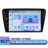 10.1 Inch Apple CarPlay Autoradio For Skoda Octavia 2013-2018 - Keep Steering Wheel Control + OEM AMP 
