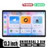 13.3 Inch 2Din Android Car Stereo Upgrade 8GB+128GB Head Unit with New Home Launcher