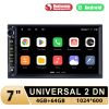 Android 12 Autoradio 7-Inch Universal Double Din Head Unit with Volme Knob Carplay System