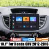 2012-2016 Honda CRV 10.1 inch Head Unit Android 12 Autoradio Plug and Play 4G Stereo