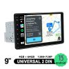 Best Universal Double Din 9 Inch Car Music System With DAB+| CE-Cetified