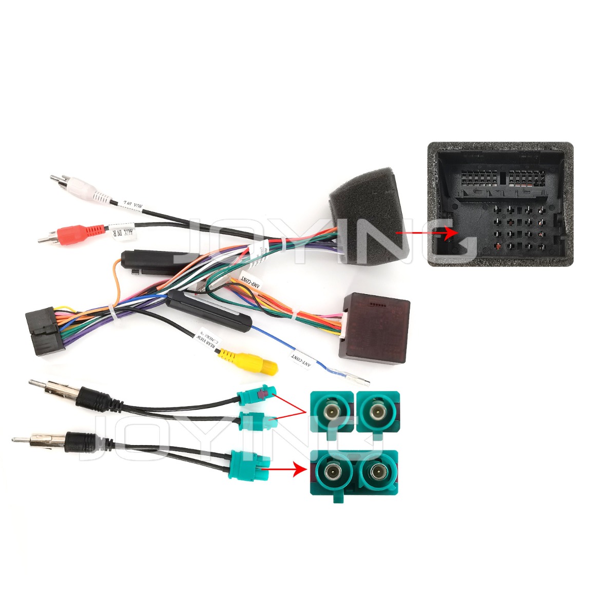 Can Bus Module Vw Joying VW Plug and Play canbus adapter inteface Head Unit wiring harness
